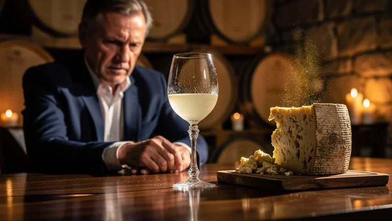 Dégustation cassis blanc gâchée par un fromage trop fort, ruinant un vin à 48€