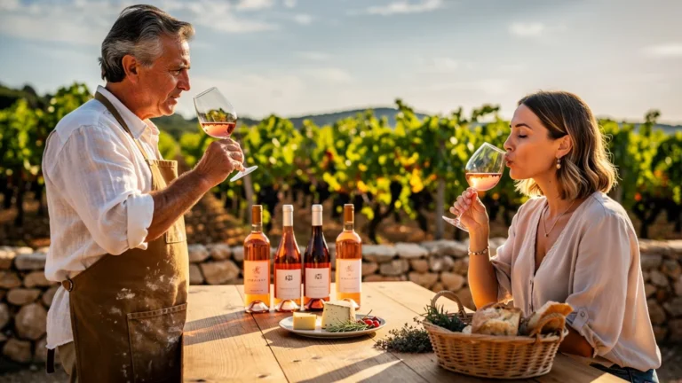Dégustation de rosé bio chez un vigneron du Var, révélation gustative et ambiance provençale authentique