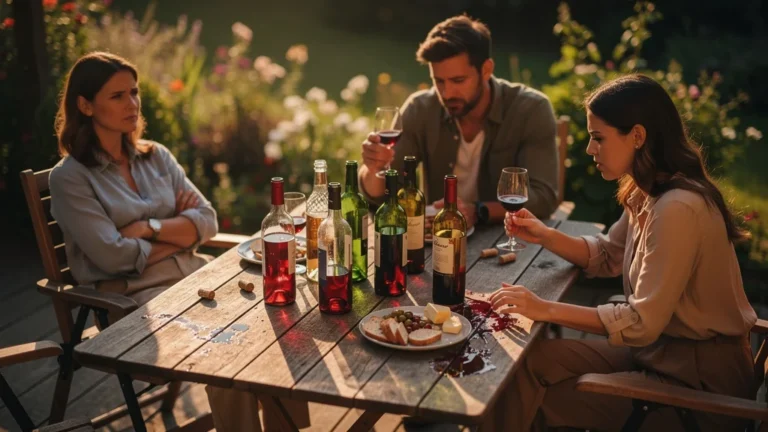 Après-midi d'un apéro gâché à 40€ avec trop de bouteilles ouvertes pour une petite tablée